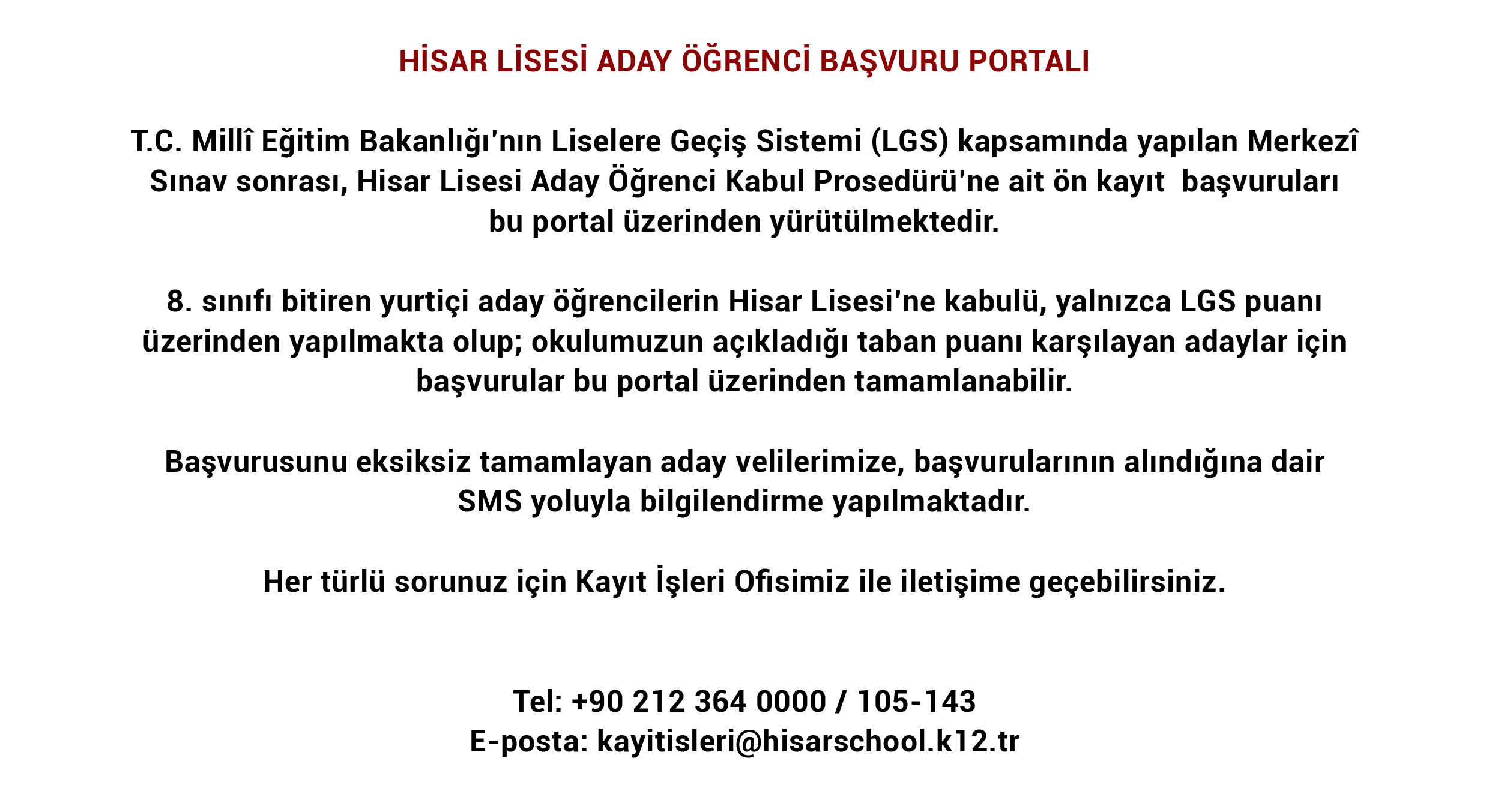 Bilgilendirme Metni